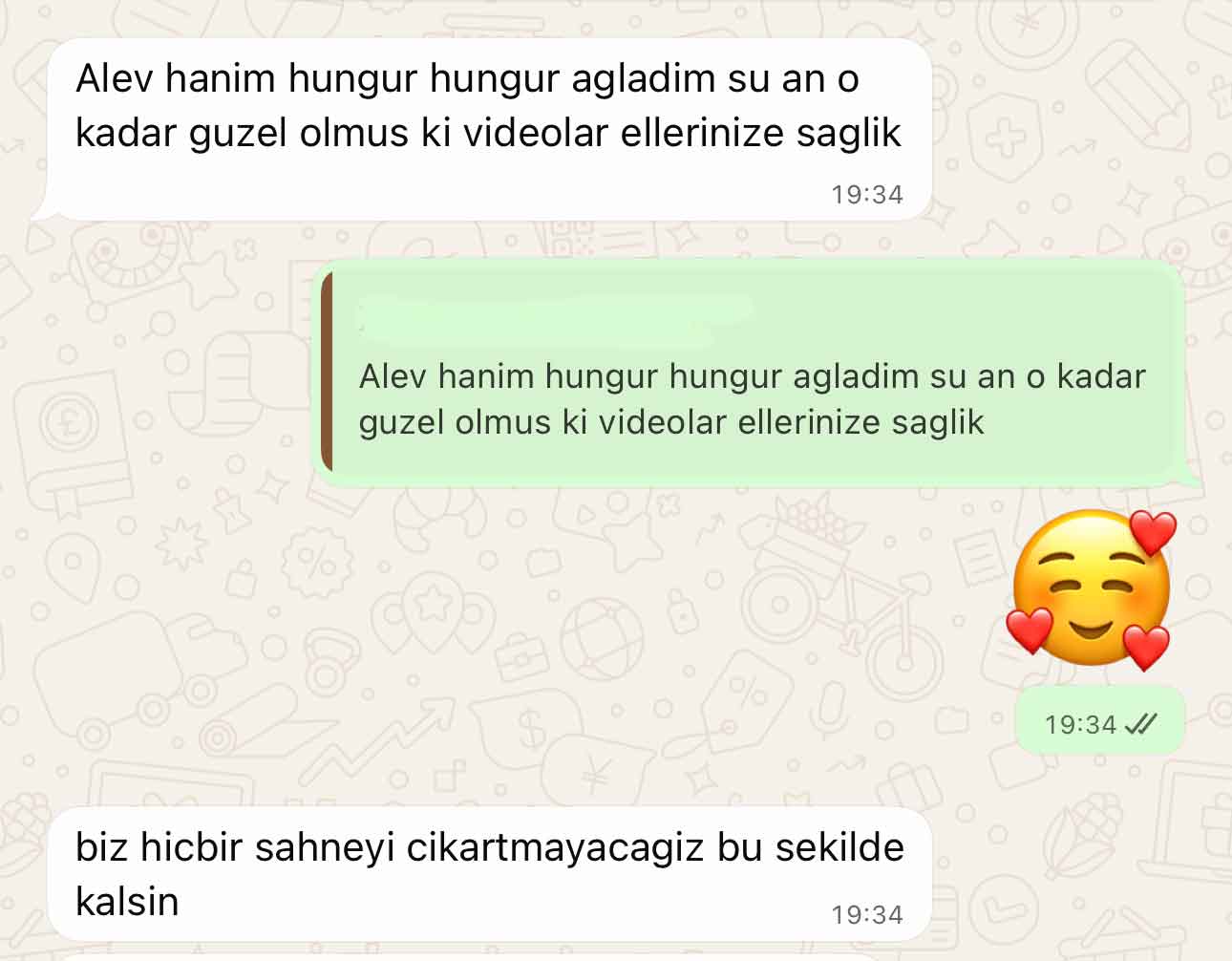 WhatsApp yorumu
